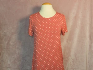 Damenkleid Pfirsich Gepunktet Old Navy Größe M - Bild 1 von 8