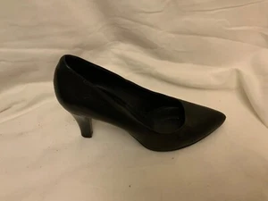 MAX MARA women shoes sz. 7 (37.5) black leather.Made in Italy - Picture 1 of 9