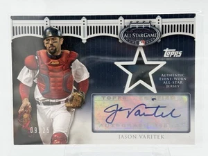Jason Varitek Auto /25 Topps 2008 All Star Game PATCH - (ASAR-JV) - Picture 1 of 7