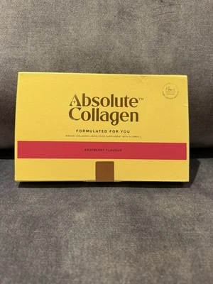 Brand New & Sealed Absolute Collagen Marine Liquid Raspberry 14 Sachets