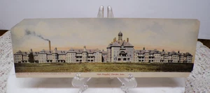 1900s Ospedale di Stato Panoramico Souvenir PC Germania Croce Rossa Droga Cherokee Iowa - Foto 1 di 5