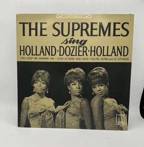 The Supremes Sing Holland Dozier Holland Vinyl LP 1967 1st Original Press Motown - Foto 1 di 8