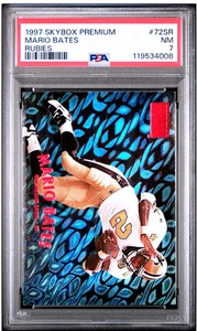 Skybox Premium Mario Bates Star Rubies 1997 #/50 PSA 7 (Pop 2, ninguno superior) - Imagen 1 de 2