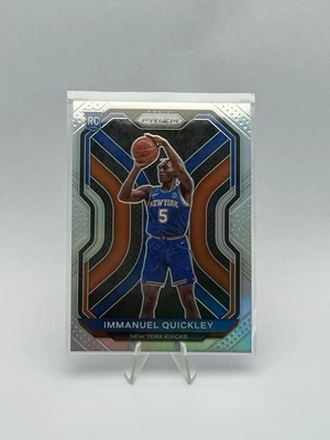 2020-21 Panini Prizm Immanuel Quickley RC Silver Prizms Rookie #296 Raptors - Image 1 of 2