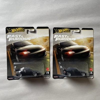 Honda Civic 1993 Hot Wheels Premium Fast & Furious cupé EX EJ1 (lote de 2) Foto 1 de 4