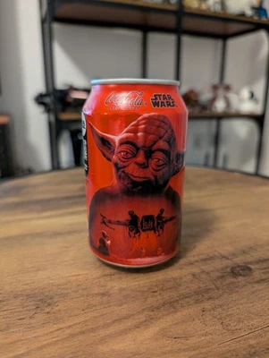 Limited Edition Coca Cola Coke Zero Star Wars Master Yoda 330ml Can ⭐ - Image 1 of 4