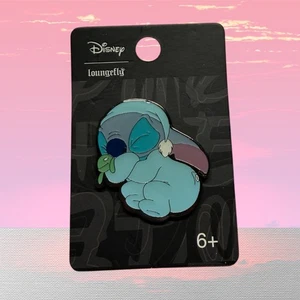 Loungefly Disney Lilo & Stitch Sleeping Stitch Enamel Pin - Picture 1 of 2