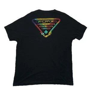 Columbia PFG Graphic Logo Performance Fishing Wear Black T-Shirt Men's Size XL - Picture 1 of 7
