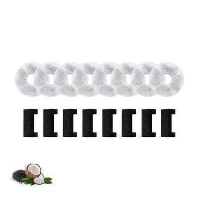 Nispira Pet Water Fountain Filter for DEEIPET 74oz/135oz Pet Fountain, 8 Pack - Image 1 of 4