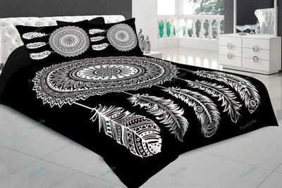 Sábana bajera plana de diseño tradicional con funda de almohada ropa de cama doble mand Foto 1 de 4