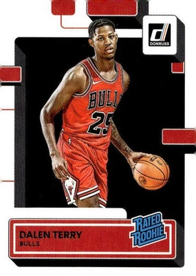 Dalen Terry 2022-23 Donruss Rated Rookie - #218 - Chicago Bulls - Image 1 of 2