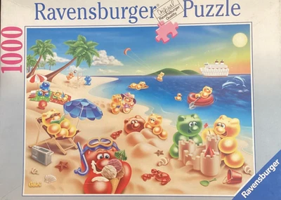 Ravensburger 1000 pc Gelini: On the Beach 2006, Jigsaw Puzzle Gummi's Vintage - Image 1 of 2