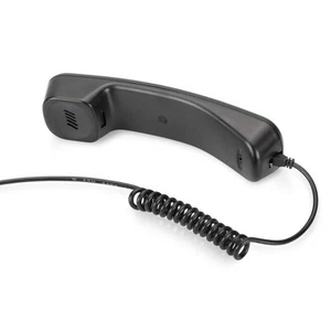 DIGITUS SKYPE USB Telefonhörer USB A-RJ10 Stecker Kabel 1,80-1,90 m Schwarz - Bild 1 von 4