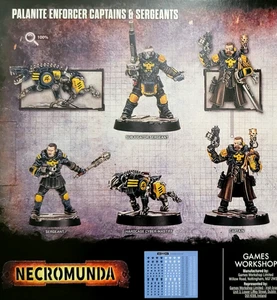 Necromunda Palanite Enforcer Captains & Sergeants 1 Anguss Warhammer 40k - Bild 1 von 5
