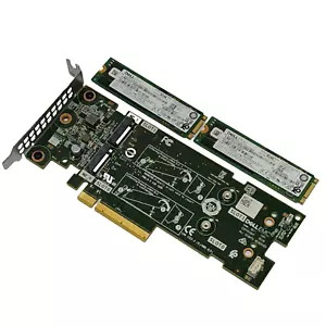 Dell EMC M.2 Boss Card Storage Controller W/ 2x 240GB M.2 SATA SSD T2GFX - Picture 1 of 2