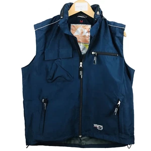 Nordkapp Gilet Veste Unisexe M Bleu Marine Capuche Voile Nautique Poches Zippée - Imagen 1 de 12