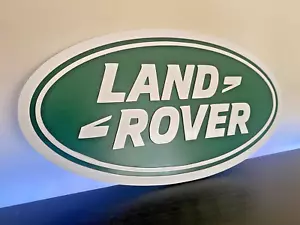 Large 13” Land Rover Wall Logo Man Cave Garage - Picture 1 of 5