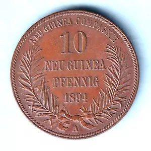 German New Guinea. 1894-A 10 Pfennig.. gEF - Imagen 1 de 2