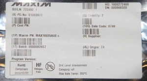 2x MAX16825AUE+ LED Lighting Drivers 3Ch Linear HB - Picture 1 of 2