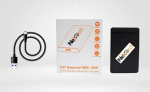 Nextech 2.5 externe HDD/SSD Festplatte/Plug and Play/High Speed 750 GB - Bild 1 von 3