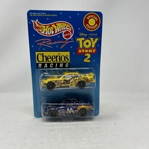 Paquete de 2 Cheerios Racing Toy Story 2 1:64 Woody/Buzz 1999 Hot Wheels Racing de colección - Imagen 1 de 6