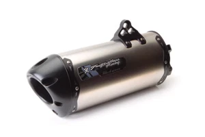 2008-2014 Ninja 250R Two Brothers Titanium Slip On Exhaust Black 005-2080408V-B - Picture 1 of 1