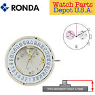 Ronda 5021.D Quarz Chronograph Uhrwerk, 3 Zeiger, Datum bei 6 (mehrere Variationen)