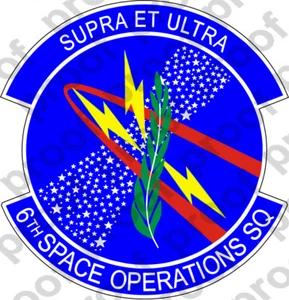 STICKER USAF 6TH SPACE OPERATIONS SQUADRON - Picture 1 of 1