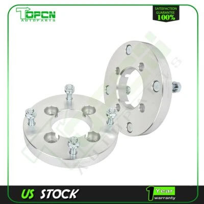 2 piezas espaciadores de rueda plateados 4x110 a 4x156 12x1,25 tacos 1" de espesor para Arctic Cat Foto 1 de 3