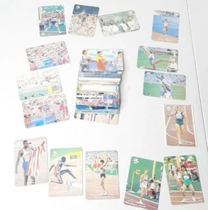 Juego de 84 cartas completo de los Juegos Olímpicos de Verano de Barcelona 1992 RARO Magic Johnson - Imagen 1 de 7