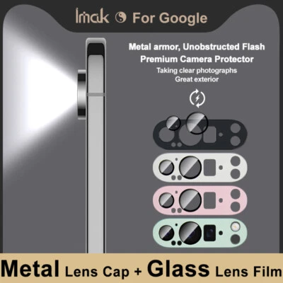 imak For Google Pixel 9 Pro XL Metal Camera Lens Cap Glass Lens Protector - Image 1 of 4