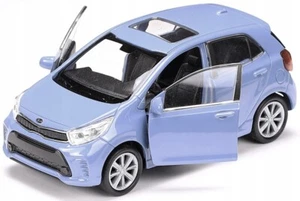 WELLY DieCast 1:34 KIA ALL NEW PICANTO BLUE New Model Car Metal in Box 1/34 - Picture 1 of 8