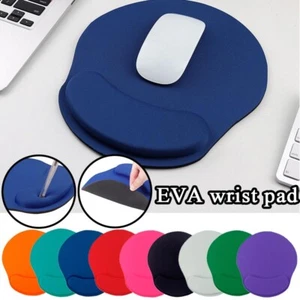 Mouse Mat with Comfort Wrist Support Gel Pad Anti-Slip Computer PC Laptop US - Picture 1 of 21