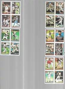 CRACKER JACK 1991 SERIES 1 4 CARD PANEL-MATTINGLY,CANSECO,DYKSTRA,THIGPEN(10) - Picture 1 of 1