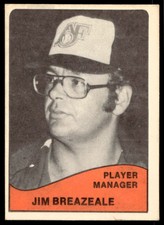 1979 TCMA Appleton Foxes 17 Jim Breazeale   Appleton Foxes  MGR Baseball Card