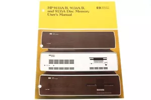 Hewlett Packard HP 9133A/B, 9134A/B and 9135A Disc Memory User's Manual Guide - Picture 1 of 1