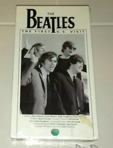 The Beatles The First US Visit VHS Original Music Release Brand New Sealed RARE - Picture 1 of 2