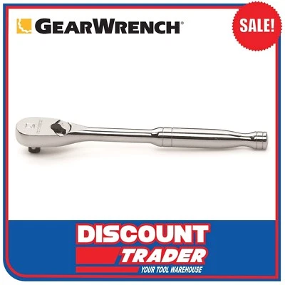 GEARWRENCH 81211F 3/8″ Square Drive 84 Tooth Full Polish Teardrop Ratchet - image 1 of 2