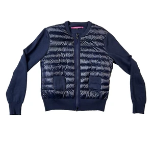 Chaqueta de Plumas Cotes of London Duquesa Botón a Presión Talla Grande Azul Acolchada - Imagen 1 de 19