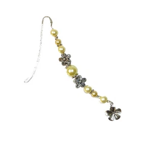 ★ DIY ★ Lesezeichen ★ Seitentrenner ★ BLUME ★ vanille ★ - Bild 1 von 1