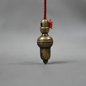 De colección Hermosa Miniatura Latón Plomera Bob Nivelación Medición Carpintero Herramienta 4' - Imagen 1 de 11