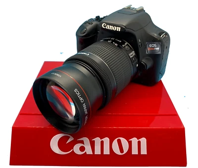 TELEOBJETIVO ZOOM ÓPTICO HD 2,2X PARA CANON EOS REBEL T100 CON LENTE 18-55 MM Foto 1 de 4