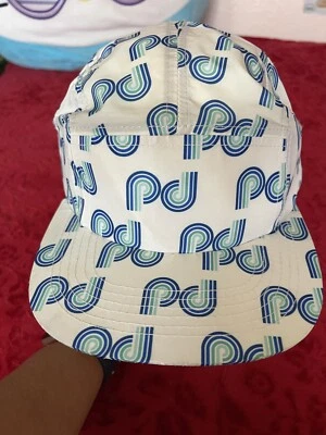 Chapéu com alça 5 painéis logotipo banheira de hidromassagem golfinho rosa novo com etiquetas - Imagem 1 de 4