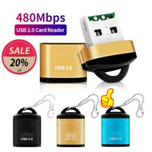 Memory Card Reader Adapter High Speed USB 2.0 Reader for Micro SD SDHC SDXC TF - Picture 1 of 18