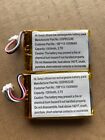 2 pk 3.7V 1000mAh Lithium polymer Batteries Rechargeable Bluetooth GPS GSP653248