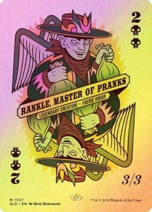 MTG Rankle, Master of Pranks (Rainbow Foil) Secret Lair Drop Foil - Foto 1 di 1