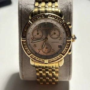 Invicta Women's 5371 Angel Diamond Gold-Tone Chronograph Watch - Picture 1 of 9