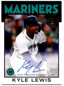 2021 Topps Series 2 Kyle Lewis 35th Anniversary On Card Auto Seattle Mariners - Picture 1 of 1