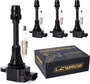 Set of 4 Ignition Coil Pack and Spark Plugs Fits for 2.5 L4 Nissan Altima Sentra - Picture 1 of 7