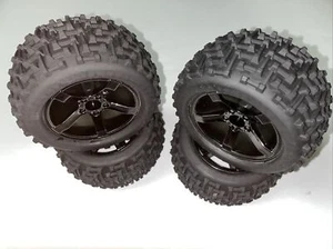 HPI Bullet Flux Monstertruck Räder Reifen mit Felgen 12mm sechskant 1/10 - Bild 1 von 4